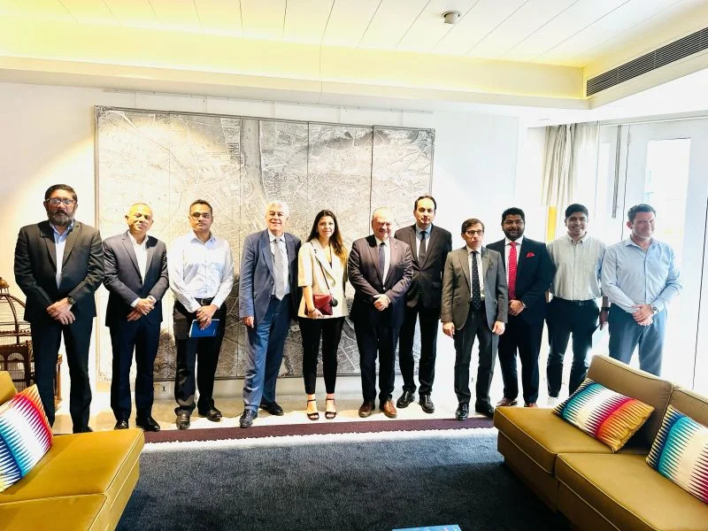 Participants in the France–Bangladesh business dialogue in Dhaka.
